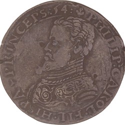 Nederlanden. Brugge. 1554. Rekenpenning voor de Rekenkamer van Lille.