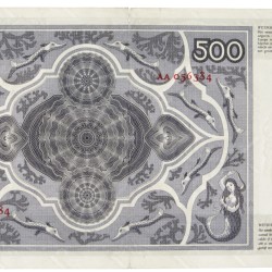 Nederland. 500 Gulden. Bankbiljet. Type 1930. Type Stadhouder Willem III. - Zeer Fraai -.