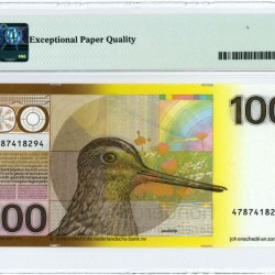 Nederland. 100 Gulden. Bankbiljet. Type 1977. Type Snip. - UNC.