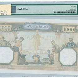 France. 1000 Francs. Banknote. Type 1933-1937. - About UNC.