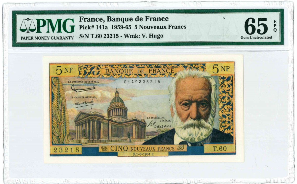 France. 5 Francs. Banknote. Type 1959-1965. - UNC.