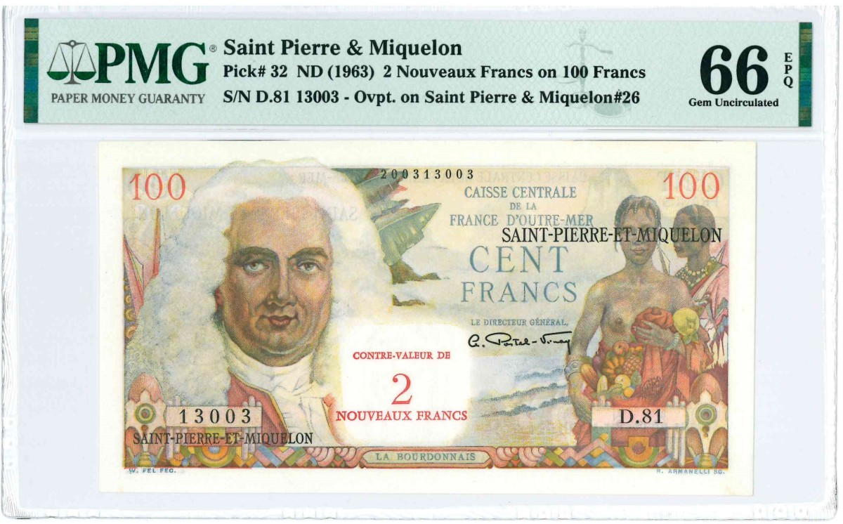 France. 100 Francs. Banknote. Type 1963. - UNC.