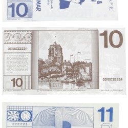 Nederland. Lot (12) fantasiegeld. Banknote.