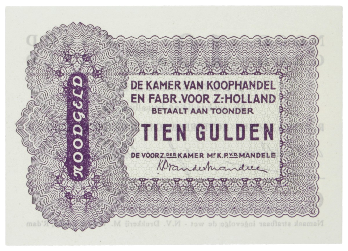 Nederland. 10 Gulden. Type ND. Type Rotterdam. - UNC.