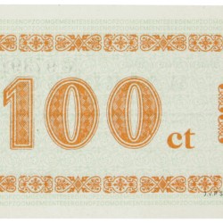 Nederland. 1 Gulden. Waardebon. Type 1944. Type Bergen op zoom. - UNC.