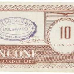 Nederland. INCONÉ, 10 cent waardebiljet. Type 1957. - Fraai / Zeer Fraai.