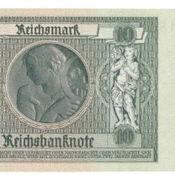 East-Belgium. 10 RM. Banknote. Type 1929. - Extremely fine / UNC.