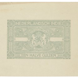 Netherlands-Indies. ½ gulden. Proofprint. Type 1920. - UNC.