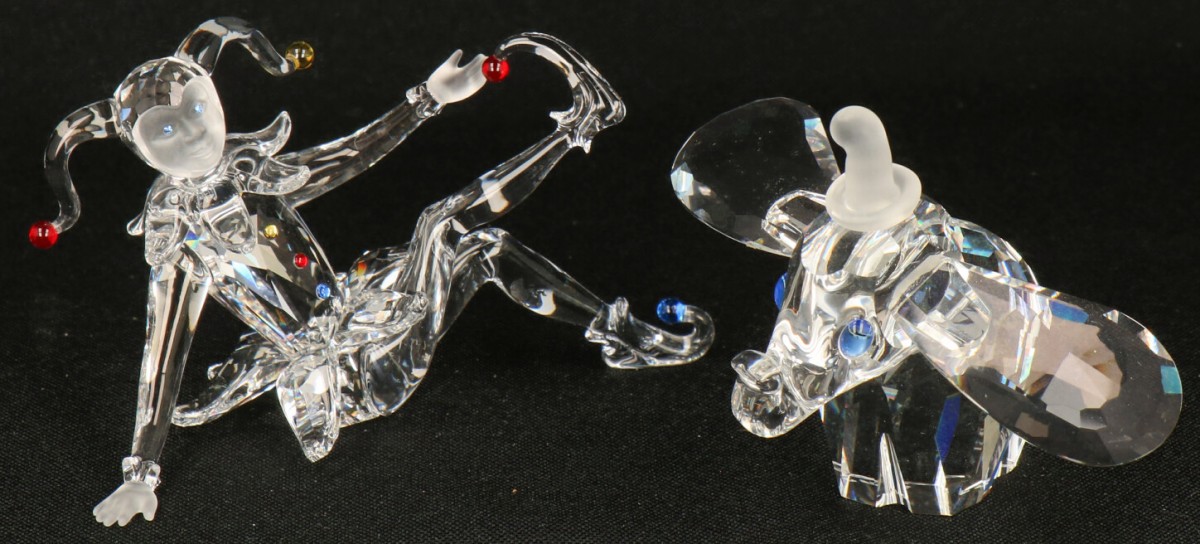 (2) delig lot Swarovski w.o. Disney`s Dumbo