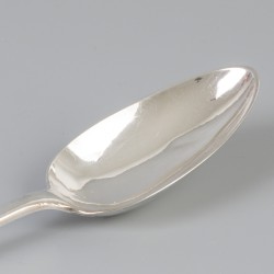 Dinerlepel (Haarlem, Jan Barrevoet 1792-1811) zilver.