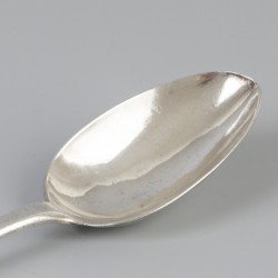 Dinerlepel (Amsterdam, Simon Woortman 1789-1811) zilver.