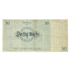 Poland. 50 Mark. Banknote. Type 1940. Type Litzmannstadt. - Fine -.