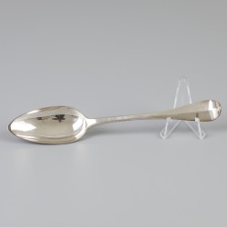 Lepel & vork (Amsterdam, Andries Vis 1741-1799) zilver.
