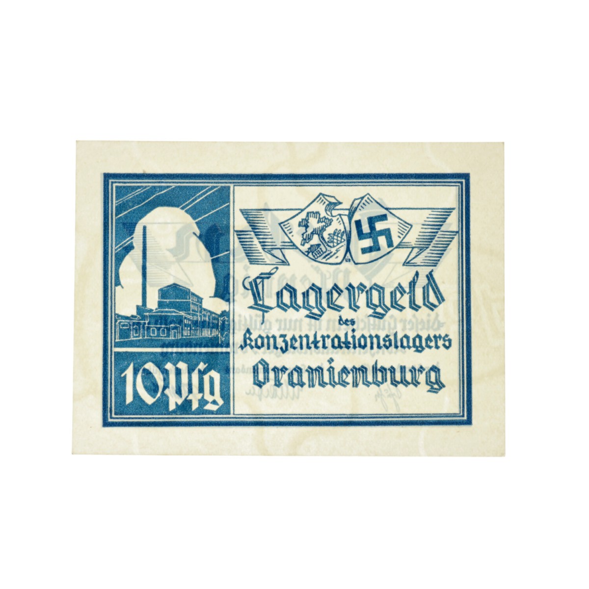 Germany. 10 Pfenning. Banknote. Type ND. Type Oranienburg. - UNC.