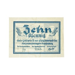 Germany. 10 Pfenning. Banknote. Type ND. Type Oranienburg. - UNC.