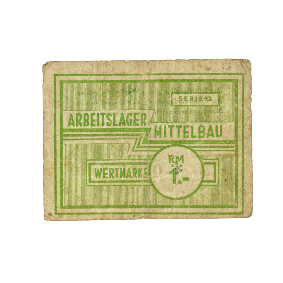 Germany. 1 RM. Banknote. Type ND. Type Mittelbau. - Fine.