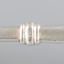 2-delige set gelegenheids-scheplepels zilver.