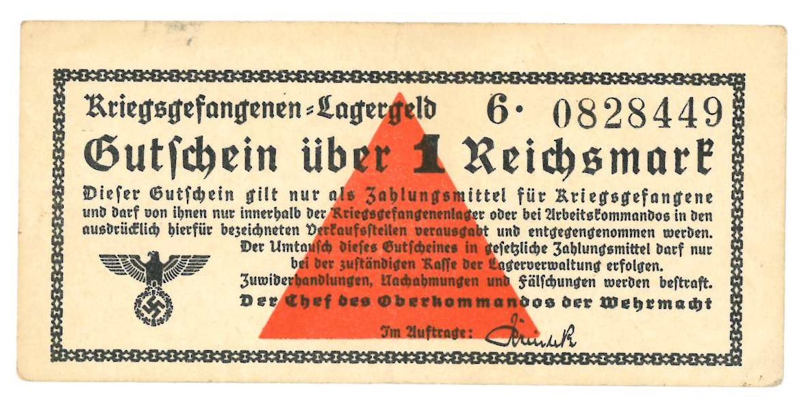 Germany. 1 Reichsmark. Banknote. Type ND. - Extremely fine.