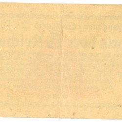 Germany. 5 Reichsmark. Banknote. Type ND. - Very fine.
