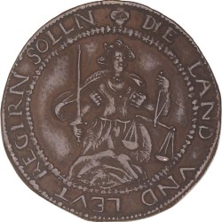 German states. Saxony - Ernestine Line. N.D. (1557 - 1564). Jeton.