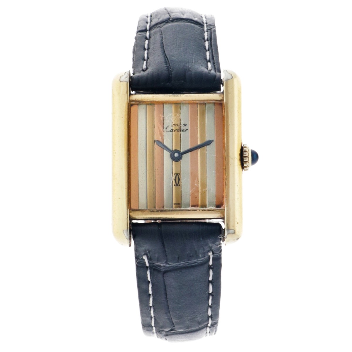 Cartier Must de Cartier Tank - Trinity Dial - Dames polshorloge - ca. 1980.