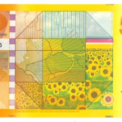 Nederland. 50 Gulden. Bankbiljet. Type 1982. Type Zonnebloem. - UNC.