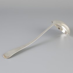 Soeplouche ''Haags lofje'' zilver.