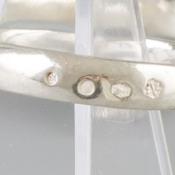 Lontenknipper zilver.