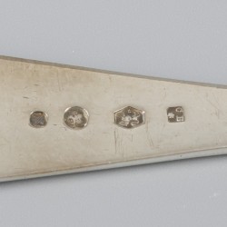 12-delige set visbestek zilver.