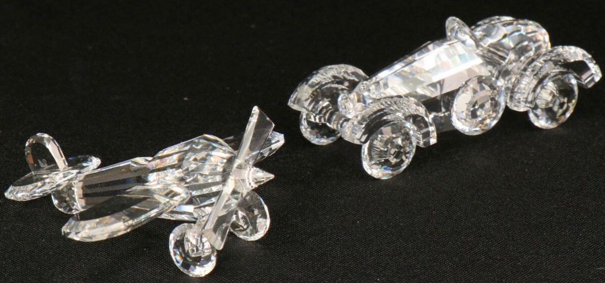 Swarovski oldtimer & vliegtuig