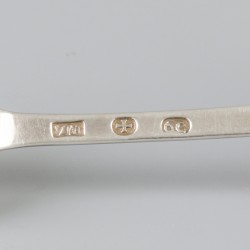 6-delige set lepels (Zutphen, Willem C. van Meurs 1767-1807) zilver.