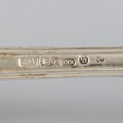 6-delige set lepels (Amsterdam, Frederik Abrahamie 1775-1809) zilver.