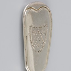6-delige set vorken (Amsterdam, Frederik Abrahamie 1775-1809) zilver.