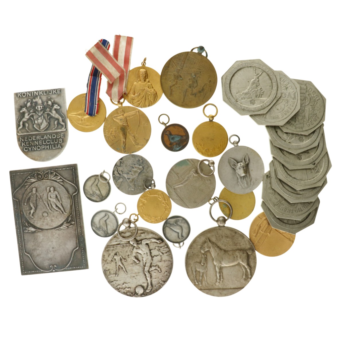 Mostly Belgium. First half of the 20th century. Lot (29) Price medals and tokens.