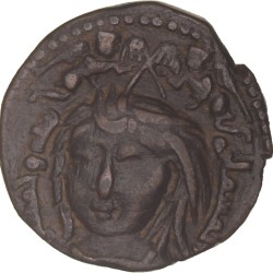 Zengid of Mosul. Qutb al-din Mawdud. AE Dirham (SS 59). N.D. (AH 544 - 565).