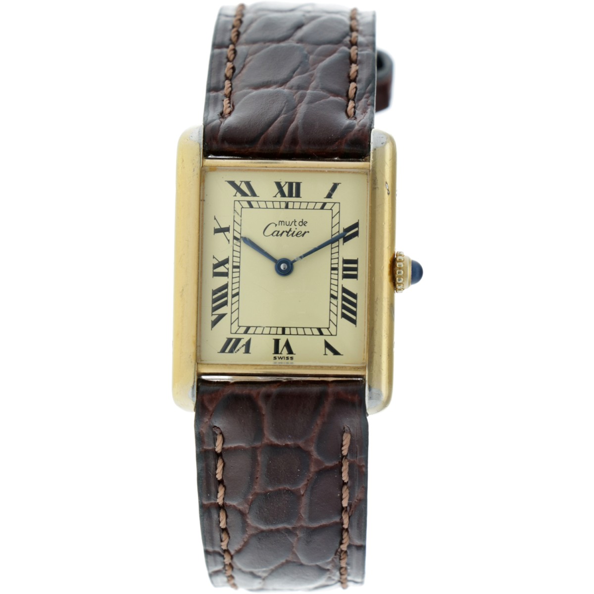 Cartier Tank Vermeil 590005 - Dames polshorloge - ca. 1990.