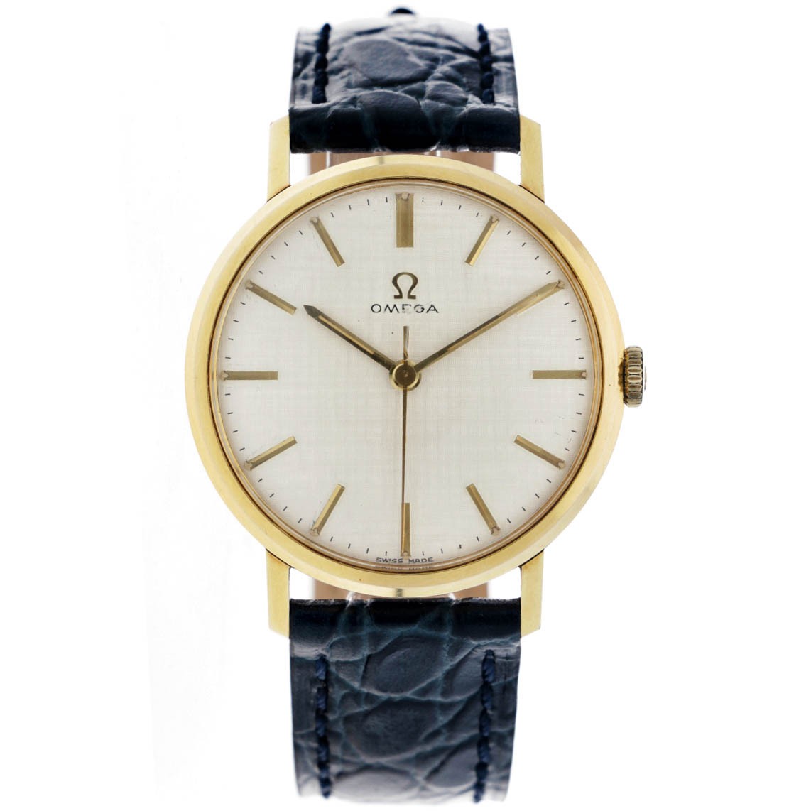 Omega linen dial - Heren polshorloge - ca. 1962.