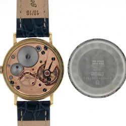 Omega linen dial - Heren polshorloge - ca. 1962.