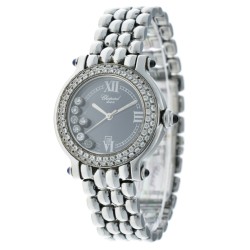 Chopard Happy Sport 8236 Zirkonia Bezel - Dames polshorloge - ca. 2000.