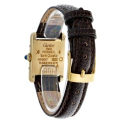 Cartier Tank Vermeil 5057001 - Dames polshorloge - ca. 1990.