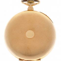 Chronometer Supra - Zakhorloge goud met ketting - ca. 1915.