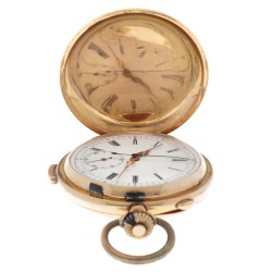 Tempora Savonette repetitie uurwerk - Heren zakhorloge - ca. 1886.