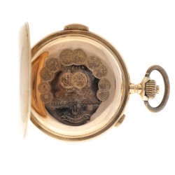 Tempora Savonette repetitie uurwerk - Heren zakhorloge - ca. 1886.