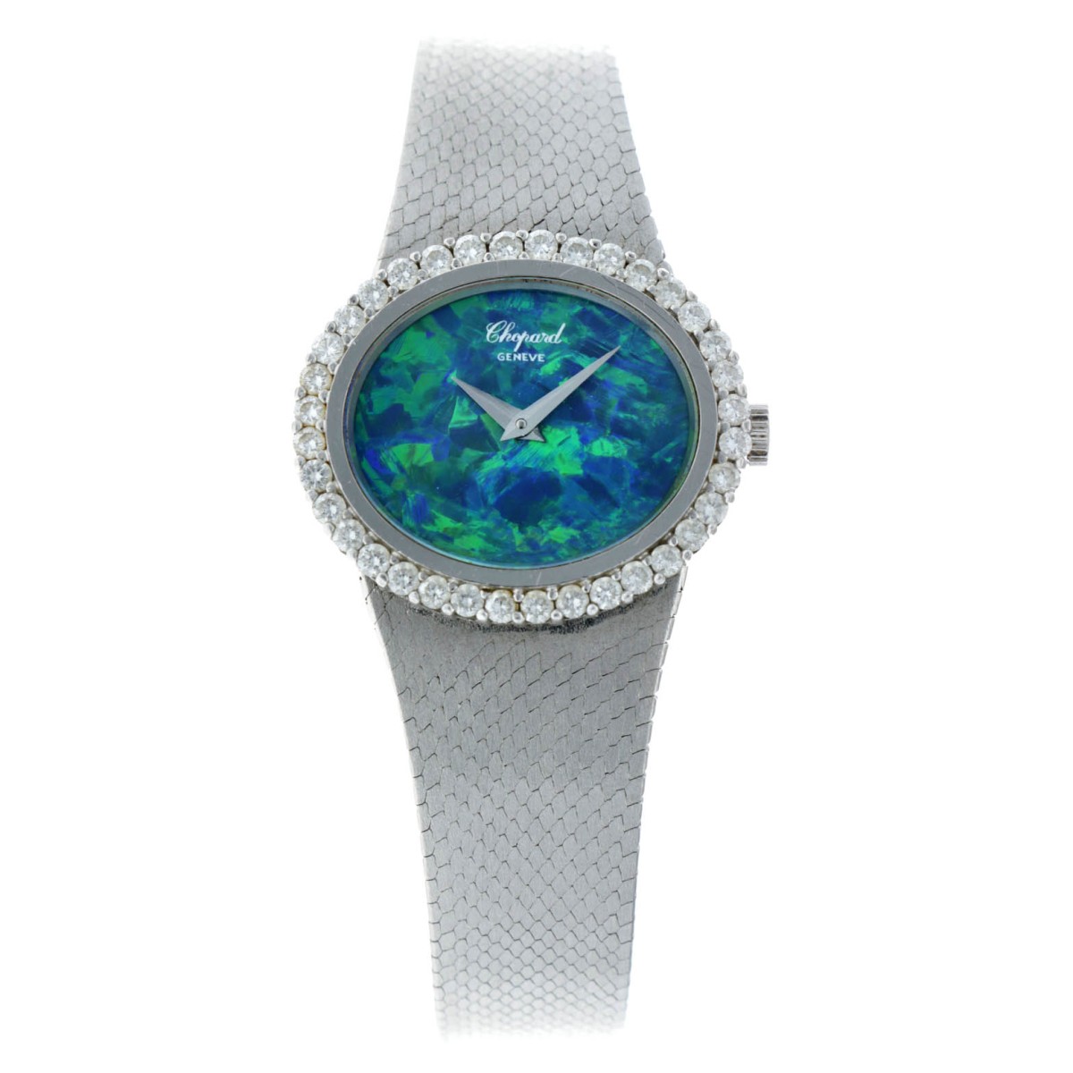 Chopard 5036 1 - Opal dial Diamonds - Dames polshorloge - ca. 1975.