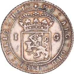 1 Gulden. 1802. Zeer Fraai.