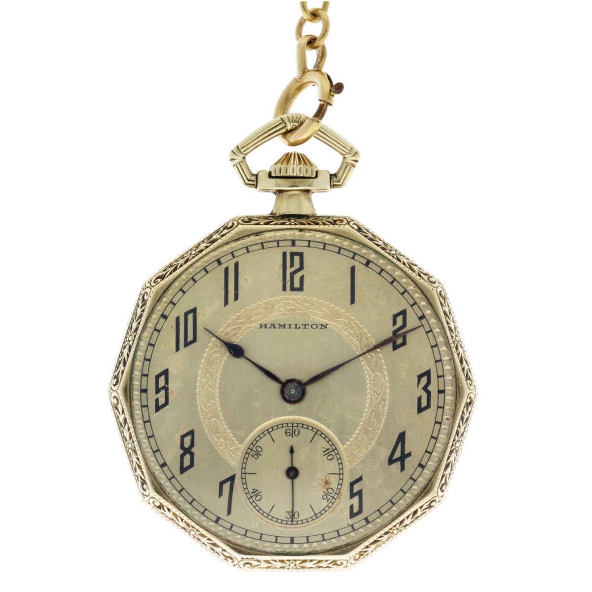 Hamilton - Heren zakhorloge - ca. 1900.