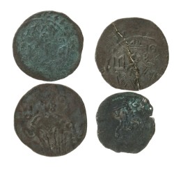 German states. Cologne. Siegfried von Westerburg. Lot (4) Denier. N.D. (1275 - 1297).