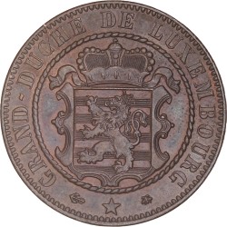 Luxembourg. Guillaume III. 10 Centimes. 1865.