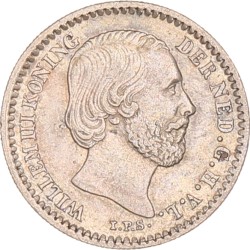 10 Cent. Willem III. 1889. Zeer Fraai / Prachtig.
