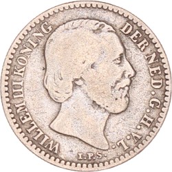 10 Cent. Willem III. 1868. Fraai +.